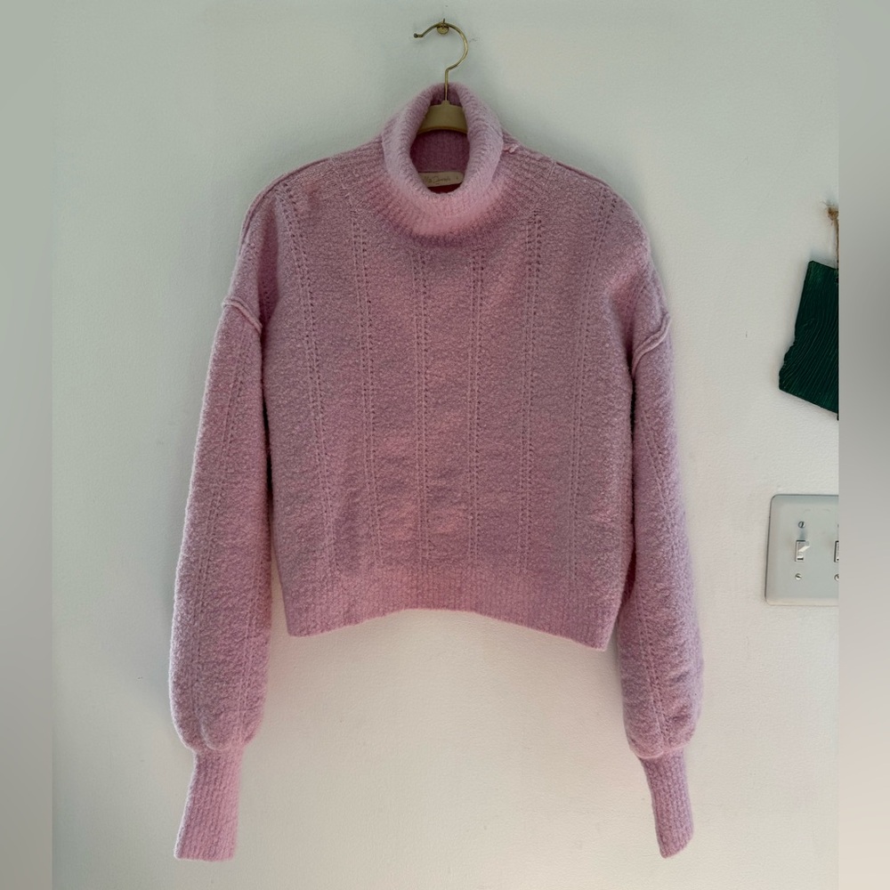 Mes Demoiselles Pink/Lilac Turtleneck Sweater size 0 (XS)